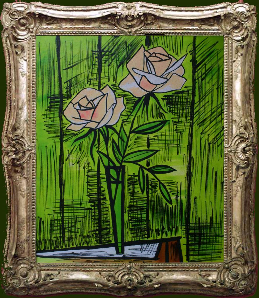 les roses roses BERNARD BUFFET