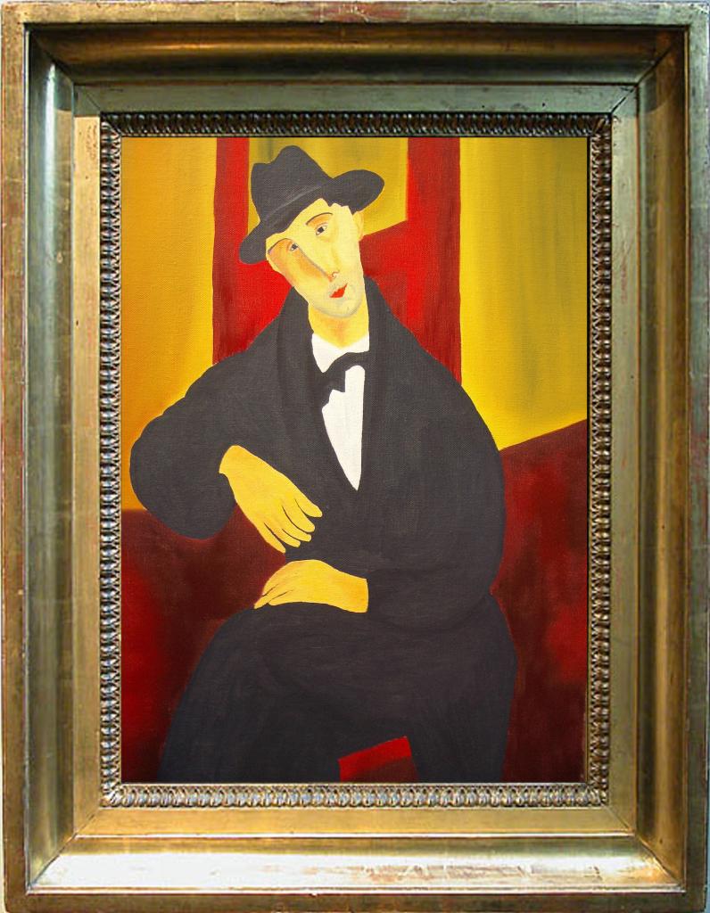 portrait de Mario Varvogli- MODIGLIANI